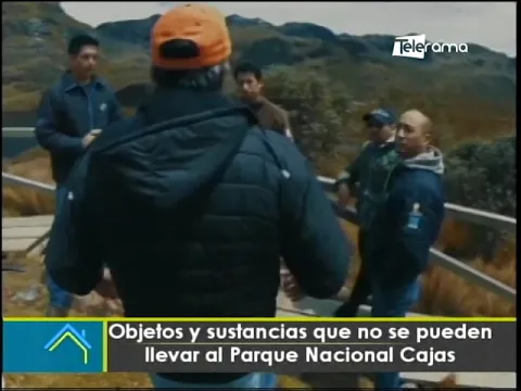 Objetos y sustancias que no se pueden llevar al parque Nacional Cajas
