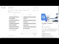 Google Translate Beatbox