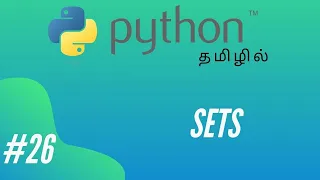 Python Programming - 26 Sets Tamil