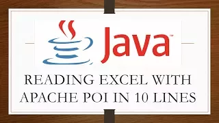 Reading Excel using Apache POI in Java Just 10 Lines