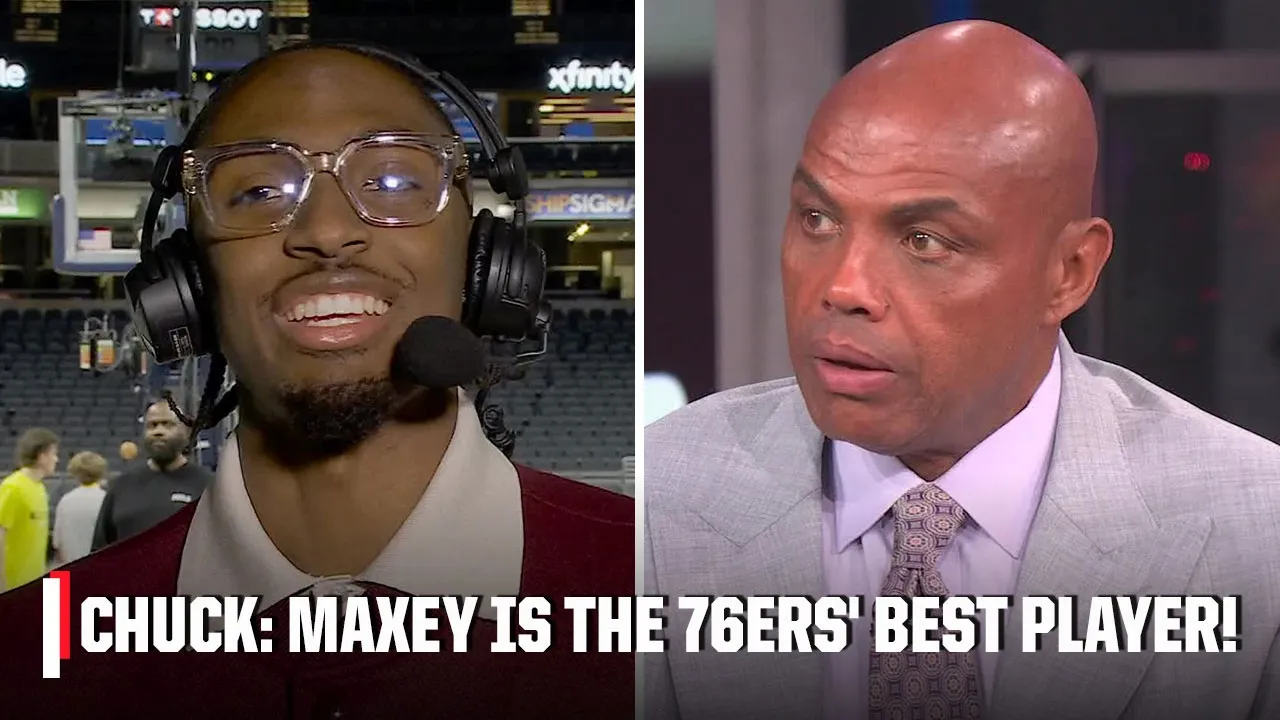 The Sixers will ONLY GO as far as Tyrese Maxey takes them! - Charles Barkley | NBA Tip-Off