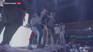 El Sawareekh Dokdok Fanky Eda Eda LIVE RAW CLIP الصواريخ ايه دا ايه دا لايف من فرحة الدولي 