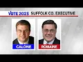 Romaine Calone face off in Suffolk County