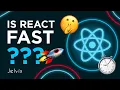 IS REACT FAST COMPARED TO ANGULAR AND VUE