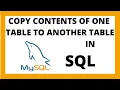copy one table to another table in SQL using INSERT INTO