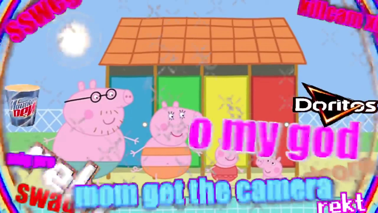MLG peppa pig Swimming