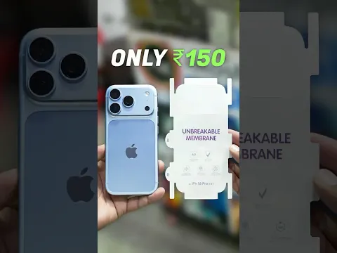 This ₹150 membrane can save your ₹1,50,000 #membrane #iphone #samsung