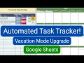 Upgrade your automated task tracker with Vacation Mode in Google Sheets