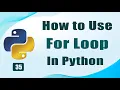 Python For Loop Explained with Examples Learn Python Programming from Scratch in Hindi Webroj