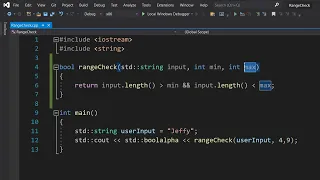 C Validation Range Check Tutorial