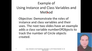 Chapter 8 Objects and Classes with Java part 4