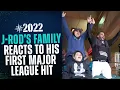 Julio Rodriguez s Family Celebrates His First Major League Hit