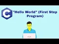 Coding a Hello World Program In C