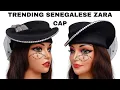 How to Make a Trending Senegalese Zara Cap with Crinoline Design #headwear #zaracap