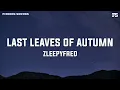 Lagu Zleepyfred - Last Leaves of Autumn (Lyrics)