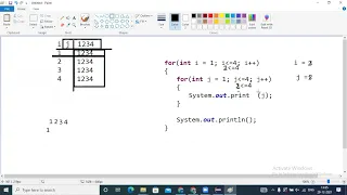 CoreJava - 36 in marathi pattern program 1