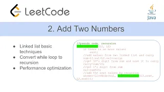 LeetCode 2 Add Two Numbers - Java