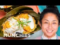 Make Amok Fish Curry Steamed In Banana Leaves