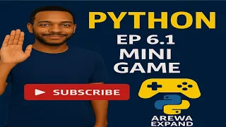 Python EP 6 1 Mini game Python da Hausa Dalla-dalla