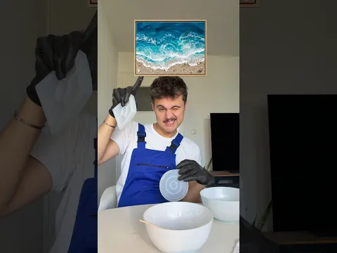 Soll ich mal so ein realistisches Ozean Kunstwerk machen? 😍