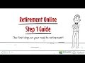 myNCRetirement Online Step 1 Guide The first step on your road to retirement
