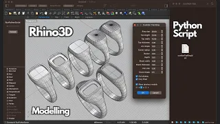 Rhino3D Python Modelling Automation Cushion Shape Ring