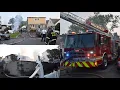 4 Alarm Fire Levels One Home And Damages Many Others Belleville Nj 4th Alarm 8-13-26
