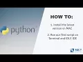 Installing Python on Mac OS