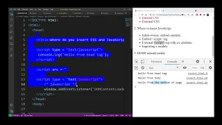 How To Include CSS And Run JavaScript In HTML Index Homepage File