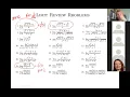 Math 140 Exam 1 Review Part 1