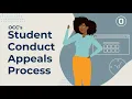 OCC s Student Conduct Appeals Process