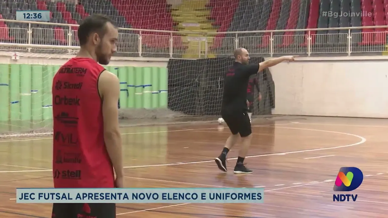 JEC Futsal apresenta novo elenco e uniformes