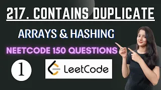 Contains Duplicate - Leetcode 217 NEETCODE 150