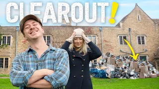 Clearing Out The Haunted Room In Our 500 Year Old Manor 