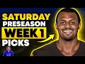 Preseason NFL Prop Bets and Picks SATURDAY Night Football August 15th PrizePicks Underdog