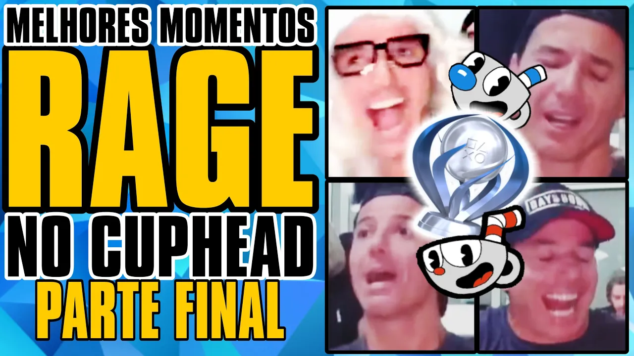 RAGE NO CUPHEAD PARTE 3 - FINAL - Platinando ????  Irmãos Piologo Games ????️