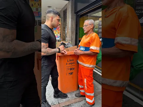 HUMILHEI GARI NA RUA! #viral #trabalho #fyp