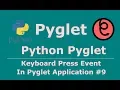 9 Pyglet Python Keyboard Press Event