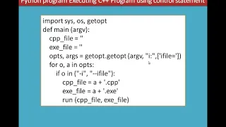 Chapter 14 Importing C programs in Python