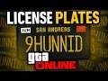 HOW TO GET CUSTOM LICENSE PLATES IN GTA ONLINE Custom Plates 2025 Update