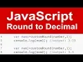 JavaScript Round to Custom Decimal