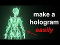 Make A Hologram Effect In Under 1 Minute