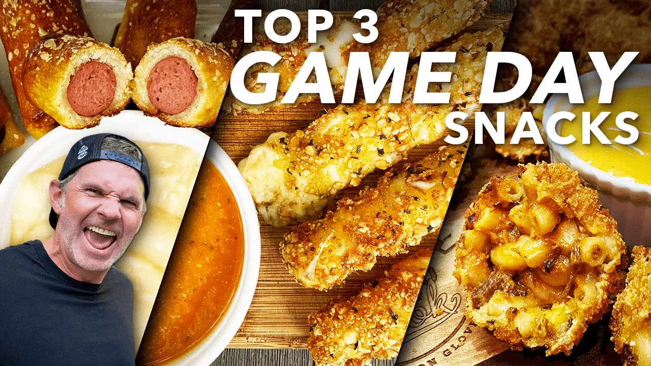 TOP 3 GAME DAY SNACKS - ANY DAY SNACKS   DADS THAT COOK