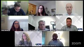 Union County Board of Education Finance Committee Meeting May 27 2026