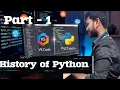 History of python programming language part-1 in telugu by codedfacts For beginners tutorial