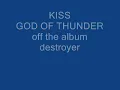 KISS GOD OF THUNDER