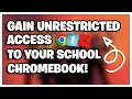 How To COMPLETELY UNBLOCK Your School Chromebook And Gain Full Access