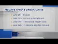 Fridays After 5 Summer concert series lineup dates announced