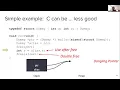 Lecture Rust vs C Programming Languages
