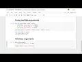 The arbitrary arguments Python programming 57